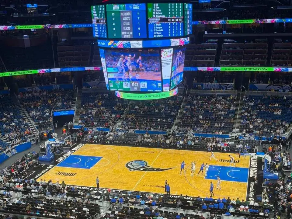 NBA篮球比赛现场